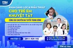 Bệnh viện TTH Hà Tĩnh tổ chức phẫu thuật dị tật cho các trẻ khuyết tật