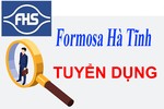 Formosa Hà Tĩnh tuyển dụng lao động và tuyển sinh đào tạo ngắn hạn