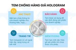 Tem chống giả 7 màu chất liệu Hologram bảo vệ và nâng tầm thương hiệu