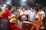 Khai mạc phiên chợ OCOP tại phố ẩm thực TP Hà Tĩnh