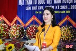 Bà Bùi Thị Kiều Nhi tái giữ chức Chủ tịch Ủy ban Mặt trận Tổ quốc huyện Can Lộc