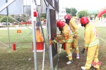 Tìm ra quán quân hội thi chữa cháy và cứu nạn, cứu hộ tỉnh Hà Tĩnh