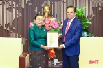 Đại sứ nước CHDCND Lào tại Việt Nam chào xã giao lãnh đạo tỉnh Hà Tĩnh