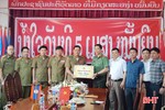 Công an tỉnh Hà Tĩnh chúc tết cổ truyền Bunpimay Lào