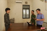 Khởi tố đối tượng tàng trữ ma túy ở Hương Sơn
