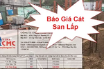 Bảng báo giá cát san lấp mới nhất tại Sài Gòn CMC - 0972 234 989