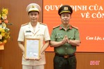 Thượng tá Võ Châu Tuấn làm Trưởng Công an huyện Can Lộc