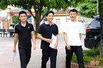 Thí sinh tại 35 điểm thi ở Hà Tĩnh tham gia Kỳ thi tốt nghiệp THPT 2024