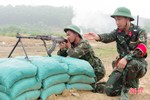Diễn tập bắn đạn thật cho trung đội bộ binh ở Hà Tĩnh