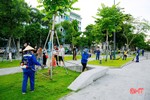 Hơn 200 đoàn viên công đoàn dọn vệ sinh môi trường ở TP Hà Tĩnh