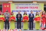 Chủ tịch UBND tỉnh dự lễ khánh thành nhà văn hoá ở Can Lộc