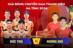 Giải Bóng chuyền nam thanh niên Hà Tĩnh: Đức Thọ vs Hương Khê