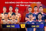 Trực tiếp Giải Bóng chuyền nam thanh niên Hà Tĩnh: Đức Thọ vs Can Lộc