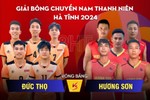 Giải Bóng chuyền nam thanh niên Hà Tĩnh: Đức Thọ vs Hương Sơn