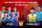 Giải Bóng chuyền nam thanh niên Hà Tĩnh: Huyện Kỳ Anh vs TX Hồng Lĩnh