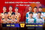 Bán kết 1 Giải Bóng chuyền nam thanh niên Hà Tĩnh: Agribank vs Đức Thọ