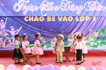 Học sinh mầm non 1 TP Hà Tĩnh tham gia chương trình "Ngàn hoa dâng Bác"