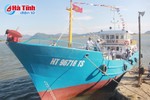 Hạ thủy tàu vỏ thép đầu tiên tại Hà Tĩnh