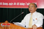 Bí thư huyện ủy Vũ Quang tái kiêm chức Chủ tịch HĐND huyện