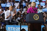 Những khoảnh khắc Tổng thống Obama vận động tranh cử cùng bà Hillary Clinton