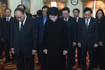 Đoàn đại biểu cấp cao Việt Nam viếng nguyên Chủ tịch Quốc hội Lào