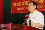 Phó Thủ tướng Vương Đình Huệ: Mong cử tri tin tưởng, đồng hành vượt qua khó khăn