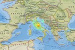 Động đất 6,2 độ Richter rung chuyển Italy