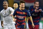 Ronaldo, Messi và Neymar sát cánh ở đội hình hay nhất 2016