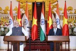 Thủ tướng Việt Nam, Ấn Độ chủ trì họp báo chung