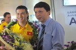 Futsal Việt Nam về nước sau World Cup lịch sử