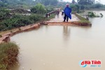 Hương Khê: Nhiều công trình, hoa màu hư hại do mưa lũ