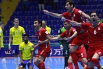 Brazil bị loại sớm ở Futsal World Cup bởi nhà vô địch châu Á