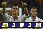 Real chia điểm Dortmund trong ngày Ronaldo ghi bàn thứ 95 ở Champions League