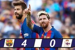 Messi ghi bàn ngày tái xuất, Barca vùi dập Deportivo