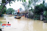 Hà Tĩnh: 3.286 hộ dân ngập lụt, Thủy điện Hố Hô đang xả 928m3/s