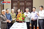 Thường trực Tỉnh ủy chúc mừng đoàn đại biểu dự ĐH Hội Người cao tuổi Việt Nam