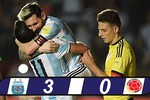 Hạ gọn Colombia, Argentina sống lại hy vọng dự World Cup