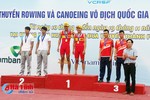 Hà Tĩnh giành 2 huy chương Giải Đua thuyền Rowing và Canoeing quốc gia