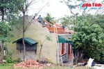 Tháo dỡ nhà ở vi phạm hành lang bảo vệ cống Trung Lương