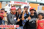 An ninh thắt chặt, CĐV Indonesia nườm nượp đến SVĐ ủng hộ đội nhà