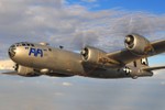 Xem máy bay “siêu pháo đài” B-29 của Mỹ chao lượn giữa tầng mây