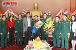 Chủ tịch UBMTTQ tỉnh chúc mừng Bộ CHQS Hà Tĩnh