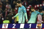 Barca thua sốc Bilbao trong trận đấu đầu năm 2017