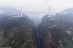 "Chóng mặt" khi vượt qua cây cầu cao nhất thế giới