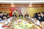 Nguyên Chủ tịch nước Trương Tấn Sang thăm, làm việc tại Hà Tĩnh