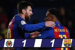 Messi ghi bàn phút cuối giúp Barca thoát thua trước Villarreal