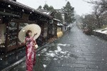 Tokyo hóa “xứ sở thần tiên” trong ngày tuyết rơi