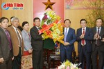Lãnh đạo tỉnh Bôlykhămxay chúc Tết Đảng bộ, nhân dân Hà Tĩnh
