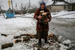 [Photo] Sống khổ khi xung đột tái bùng phát ở miền Đông Ukraine