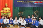 Đại học Hà Tĩnh kỷ niệm 41 năm Quốc khánh CHDCND Lào